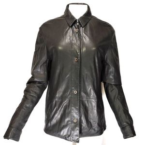 OPIFIX 🇮🇹 NEW WOMEN'S BLACK SOFT LAMB LEATHER JACKET